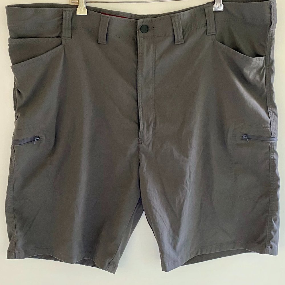 Wrangler Gray Outdoor Cargo Shorts Nylon 48X10"